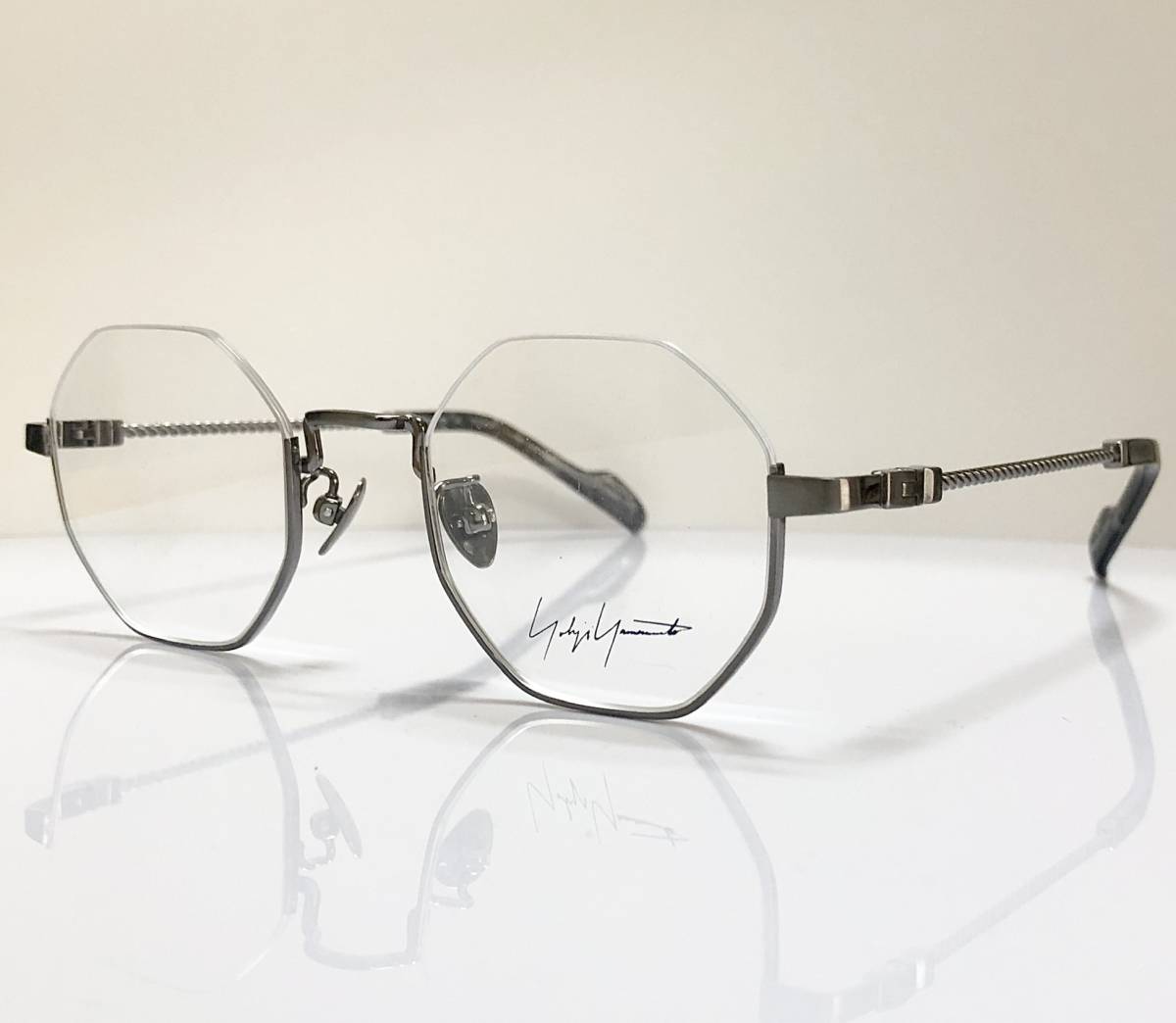 新品 Yohji Yamamoto ヨウジヤマモト メガネ 純正ケース付き 新品 Yohji Yamamoto ヨウジヤマモト メガネ 純正ケース付き