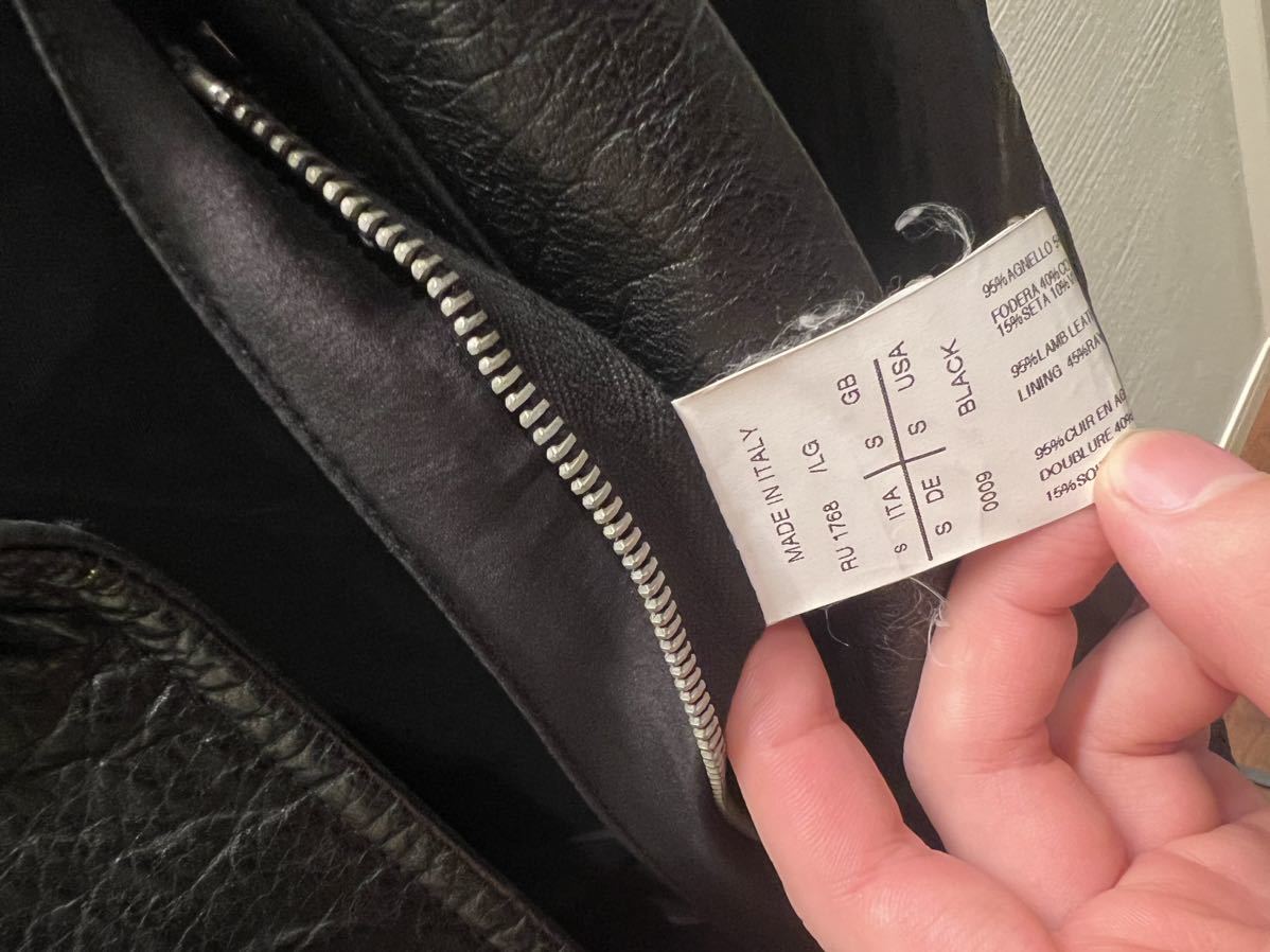 Rick Owens バウハウス レザーライダースジャケット リック Rick Owens バウハウス レザーライダースジャケット リック