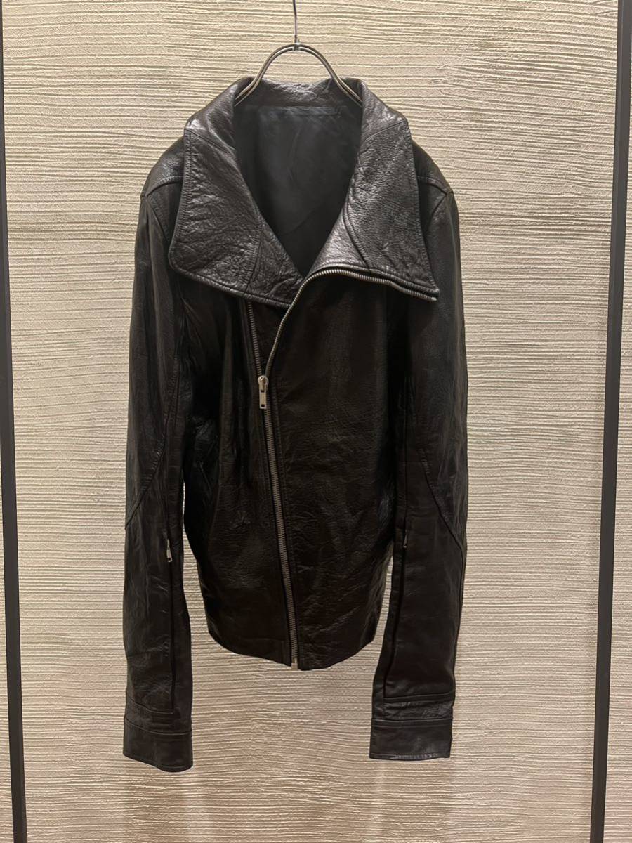 Rick Owens バウハウス レザーライダースジャケット リックオウエンス