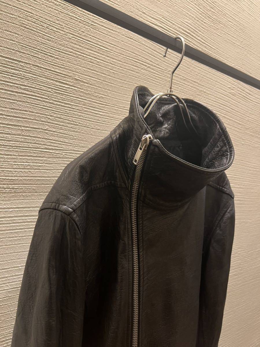 Rick Owens バウハウス レザーライダースジャケット リック Rick Owens バウハウス レザーライダースジャケット リック