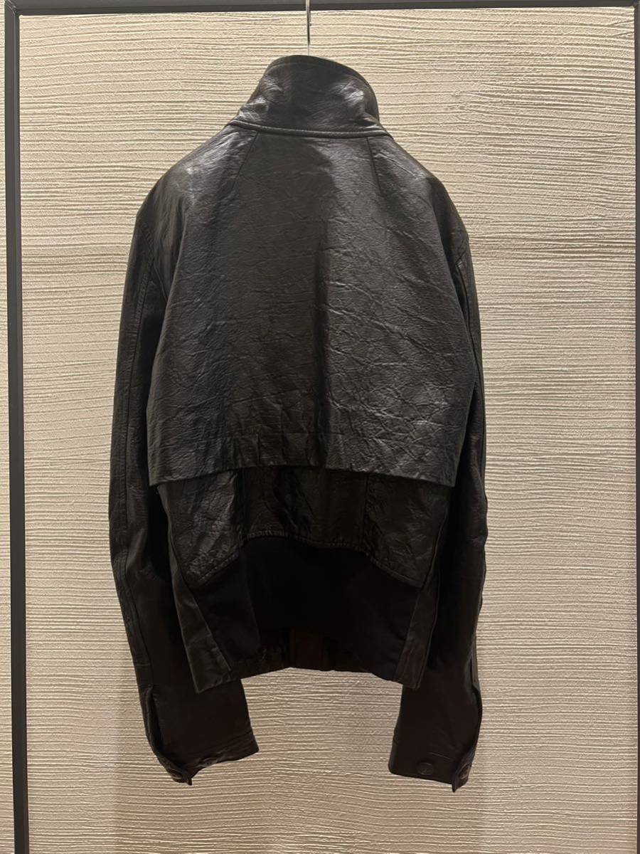 Rick Owens バウハウス レザーライダースジャケット リック Rick Owens バウハウス レザーライダースジャケット リック