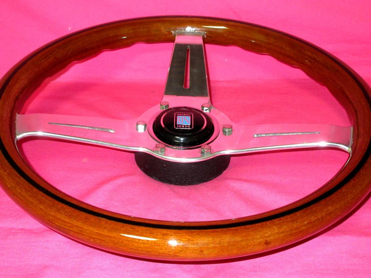 NARDI 当時物 ウッド 32.5Φ 小径size. 廃盤品 希少 ナルディ 新製品
