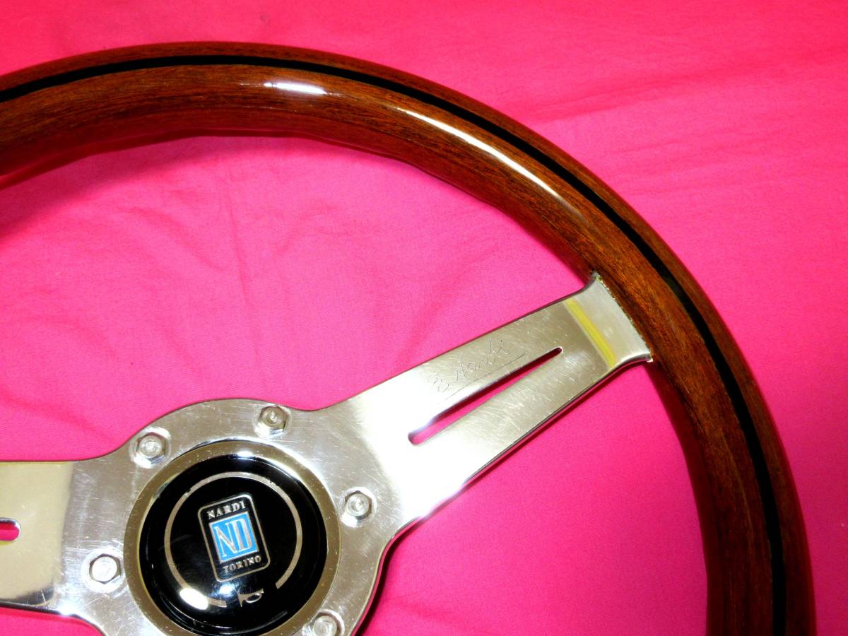 NARDI 当時物 ウッド 32.5Φ 小径size. 廃盤品 希少 ナルディ 新製品