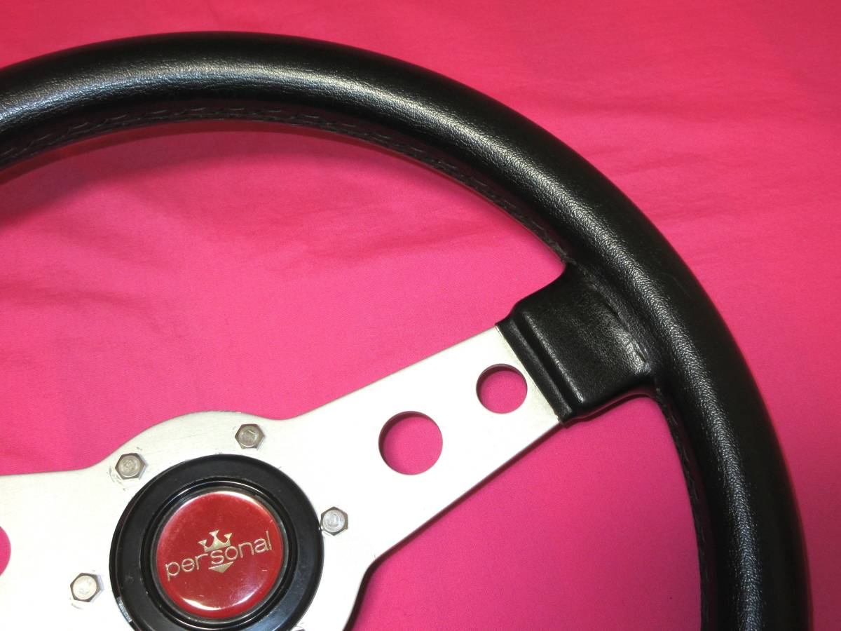 4756 正規品 PERSONAL パーソナル 35Φ ブラックレザー-