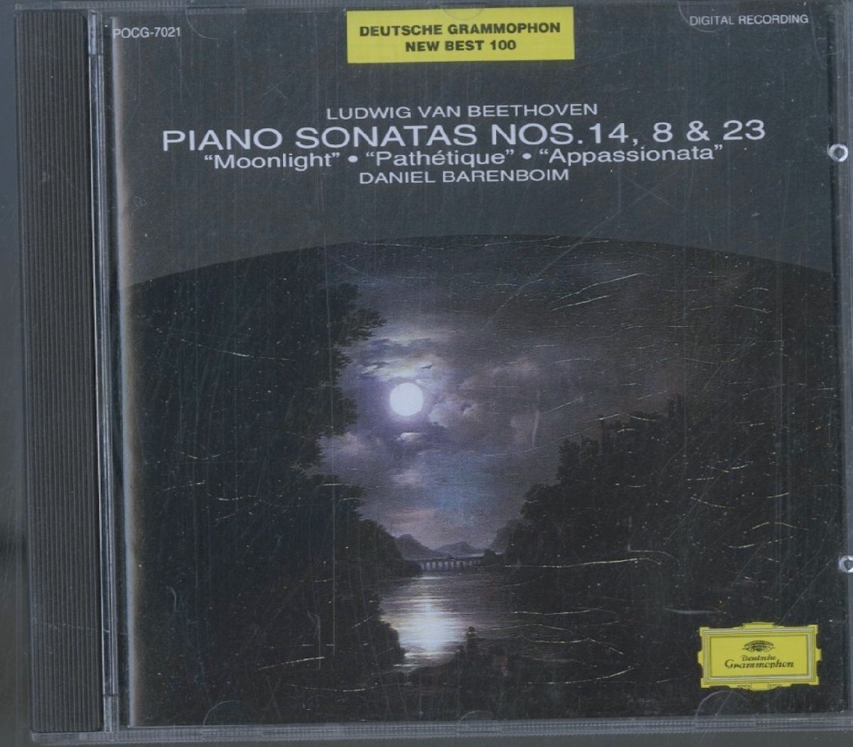 CD / バレンボイム / ベートーヴェン：ピアノ・ソナタ第14番「月光」、第8番「悲愴」、第23番「情熱」 / 国内盤 POCG-7021_画像1