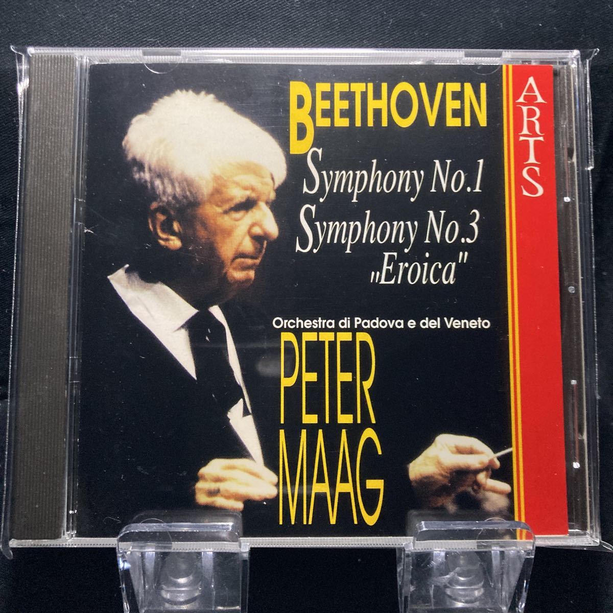 ☆中古CD☆ BEETHOVEN・SYMPHONIES NOS．1&3 ORCHESTRA DI PADOVA E DEL VENETO・PETER MAAG_画像1