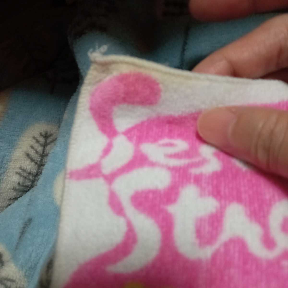  Sesame Street Cookie Monster towel handkerchie used dirt equipped 