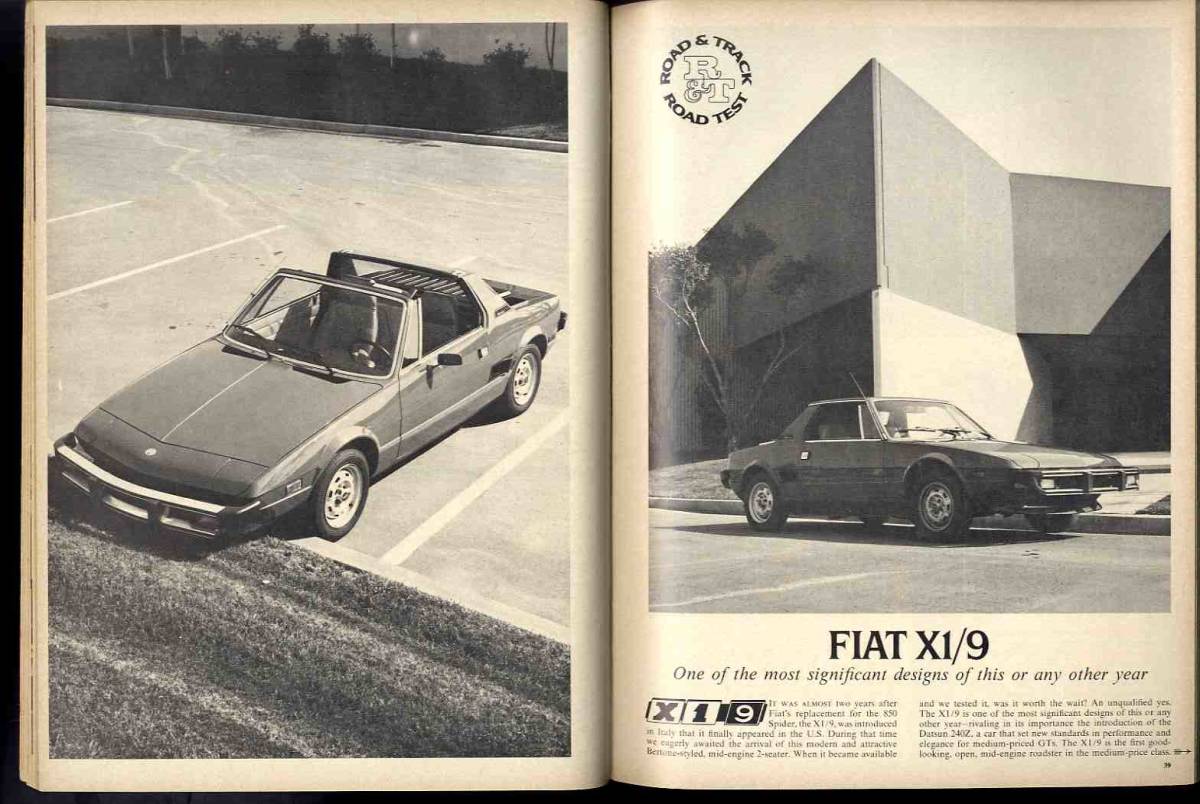 【c9585】ROAD&TRACK'S GUIDE TO SPORTS＆GT CARS 1976／コスワースヴェガ、ダットサン280Z、フィアットX1/9、ジェンセンヒーレー、... _画像8