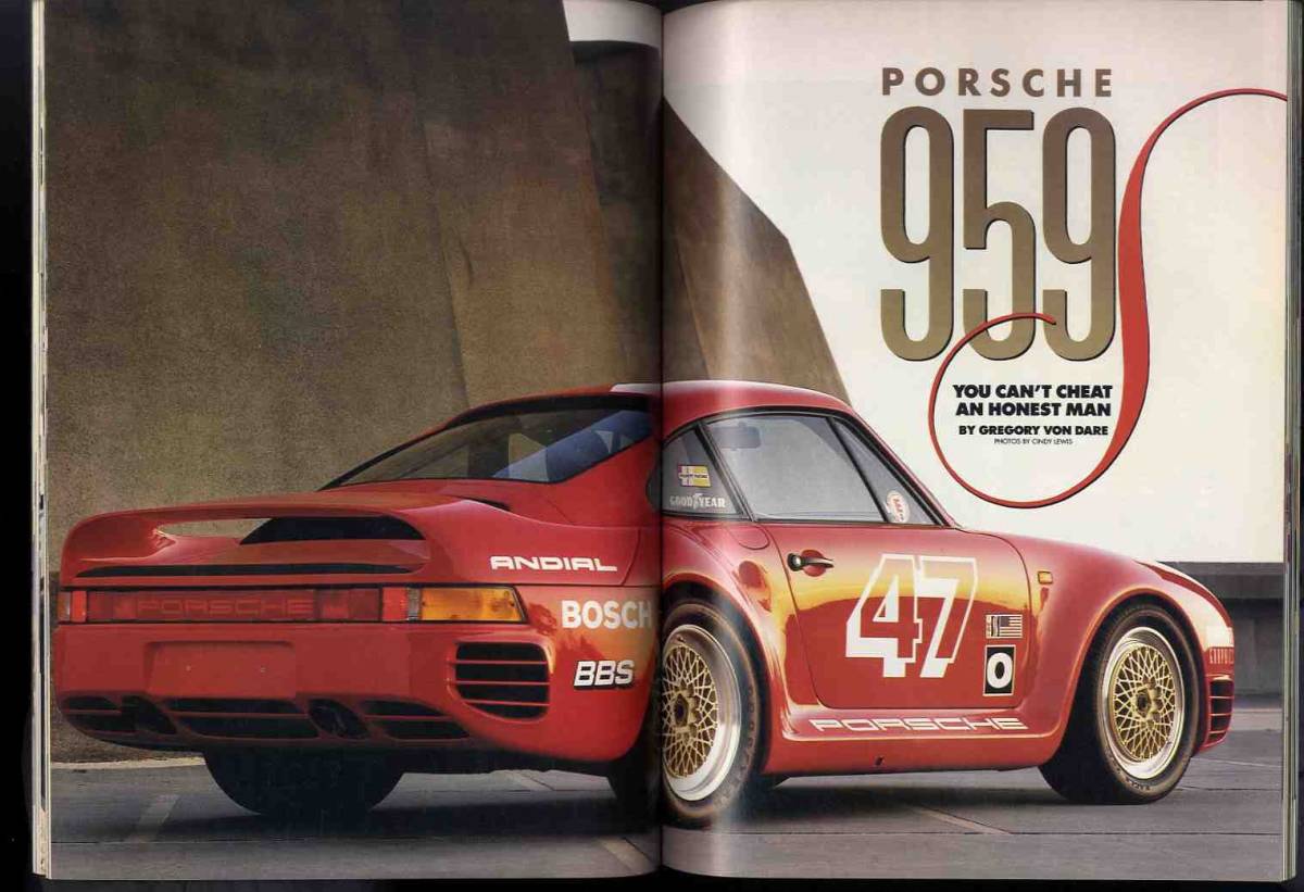 【c9595】1991年 EXOTIC CARS Quarterly [ROAD&TRACK]／イタルデザイン ナツカ、BMWアートカー、ベルトーネ エモーション、...の画像9
