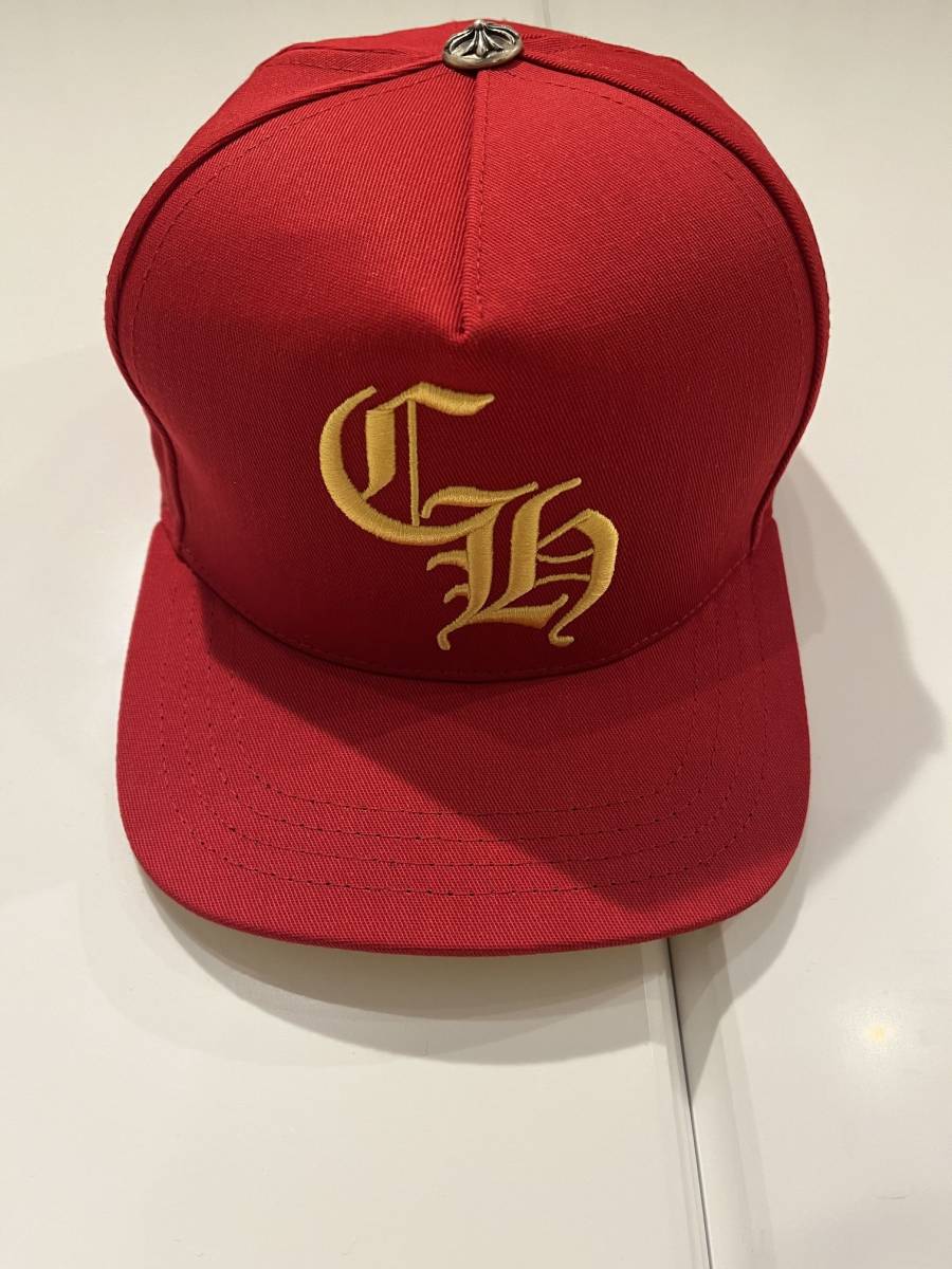 希少 極美品 オンライン限定 クロムハーツ キャップ 赤×黄色 | charcas