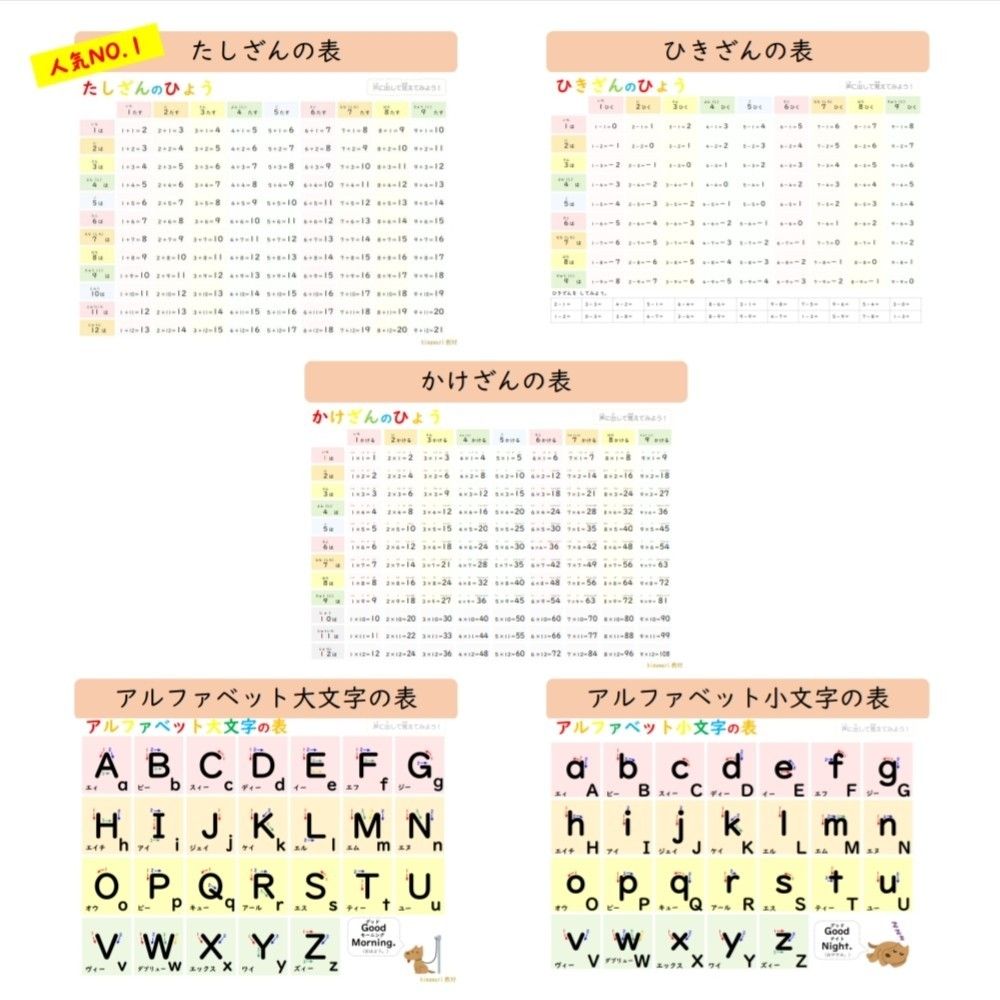 【選べる10点セット】お風呂ポスター＊なぞり書き練習★知育教材*入園・入学準備＊