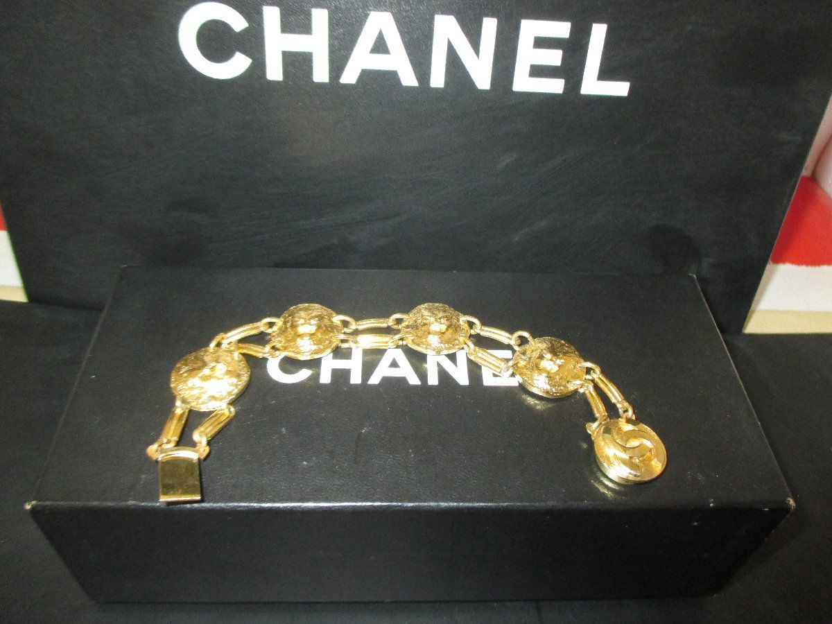 ヴィンテージ CHANEL ブレスレット チェーン ゴールド | gkcsu.org