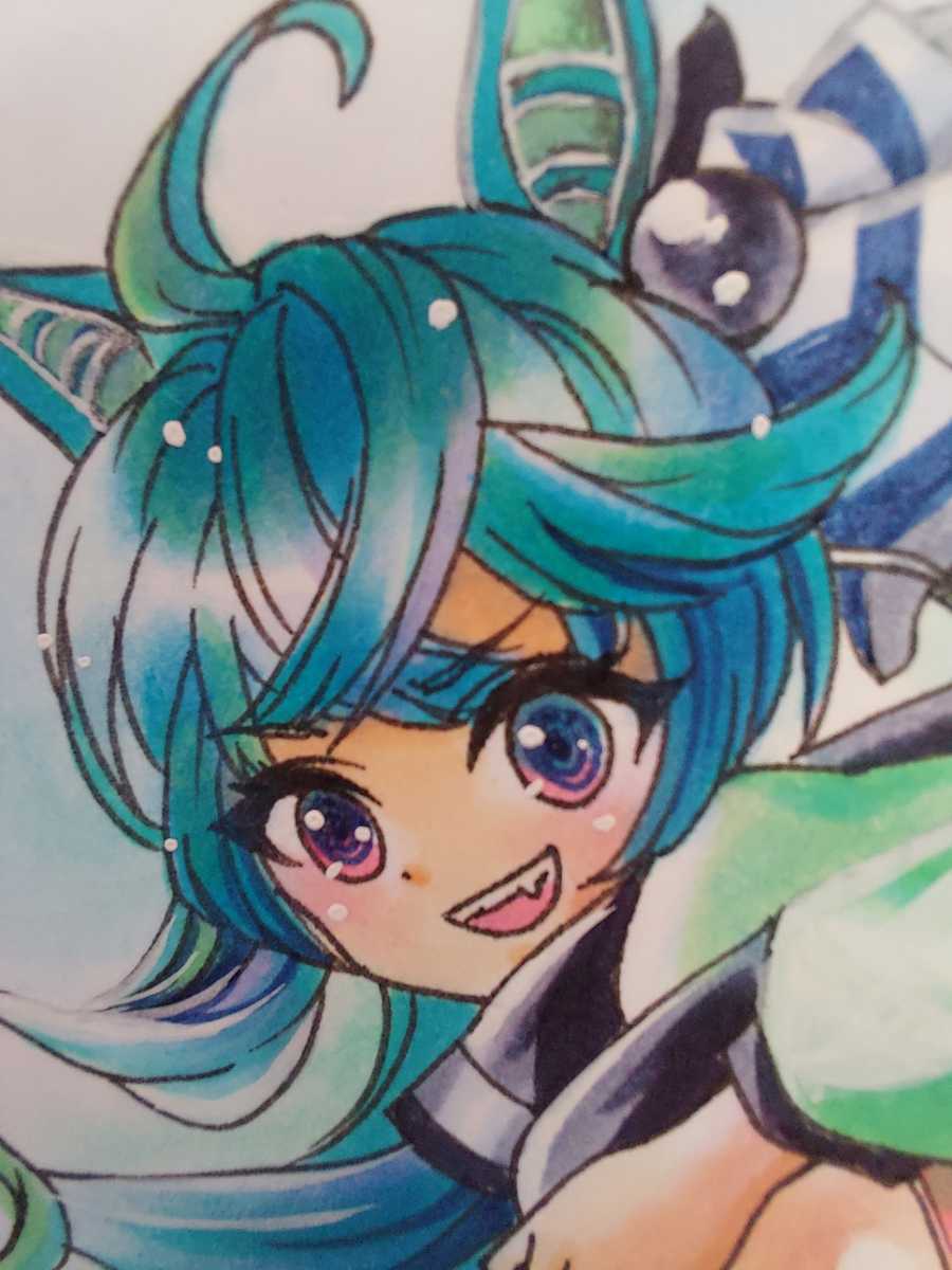 Yahoo!オークション - 手描きイラスト ウマ娘 ツインターボ Yahoo!オークション - 手描きイラスト ウマ娘 ツインターボ