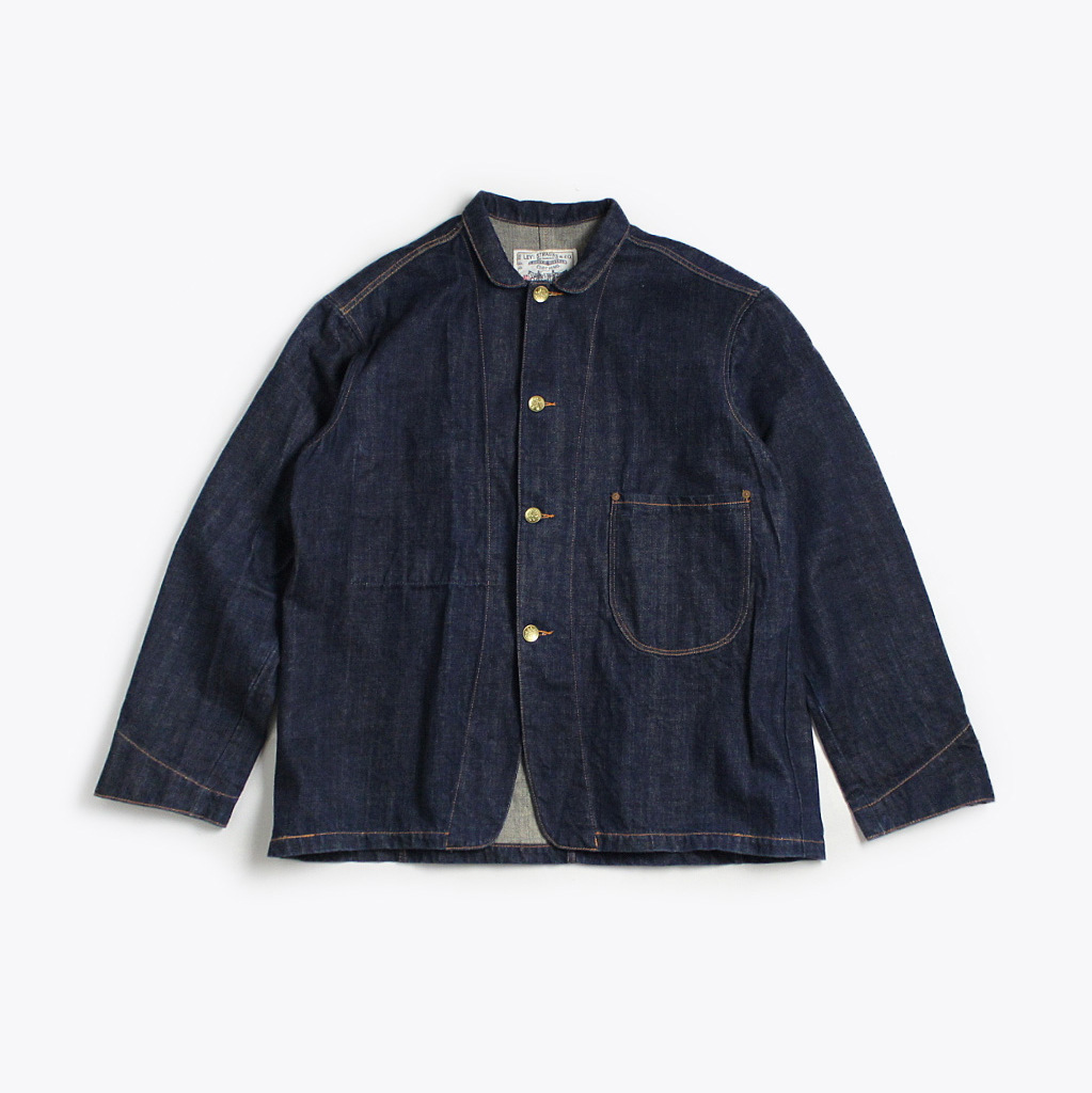 1901s LEVI'S 214 No'2 DENIM SACK COAT 44 イタリア製 復刻 1901s LEVI'S 214 No'2 DENIM SACK COAT 44 イタリア製 復刻