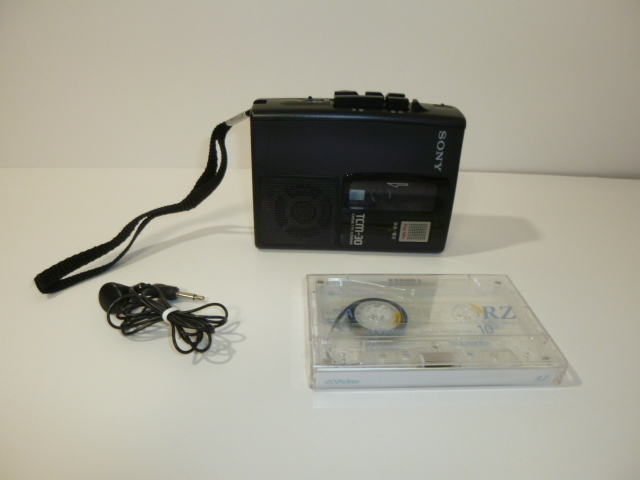 SONY カセットテープレコーダー CASSETTE-CORDER TCM-30 中古品 長期保管品_画像1