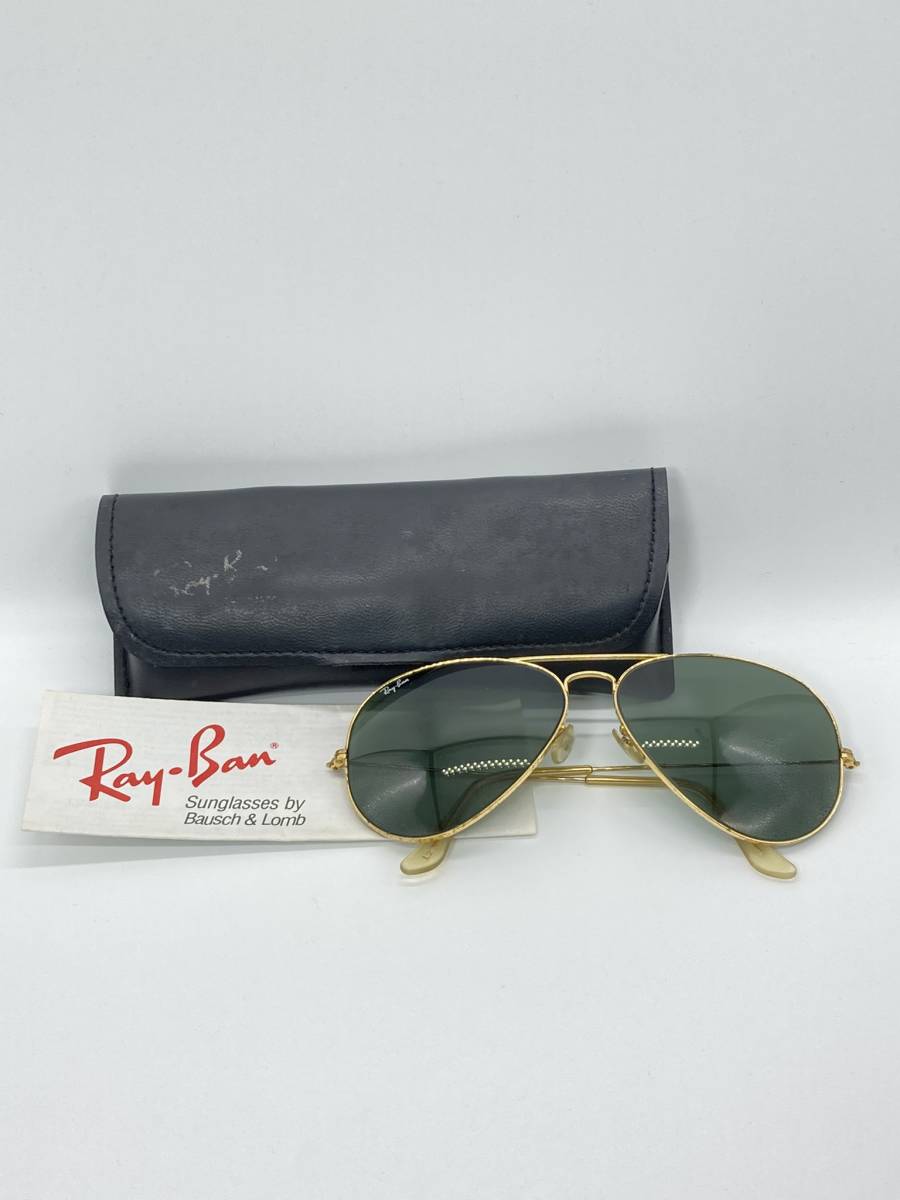 誠実 Gold/G-15 メタル2 Metal レイバン ボシュロム RAY-BAN B&L 62mm