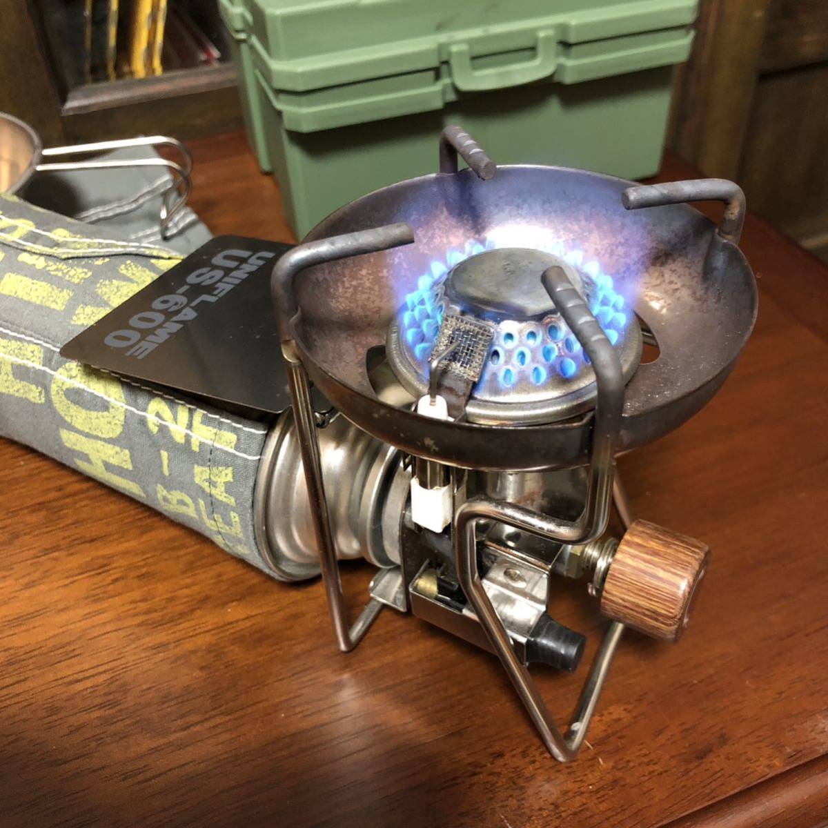 廃盤】ユニフレーム UNIFLAME US-600 シェラカップ付き シングル 廃盤】ユニフレーム UNIFLAME US-600 シェラカップ付き シングル