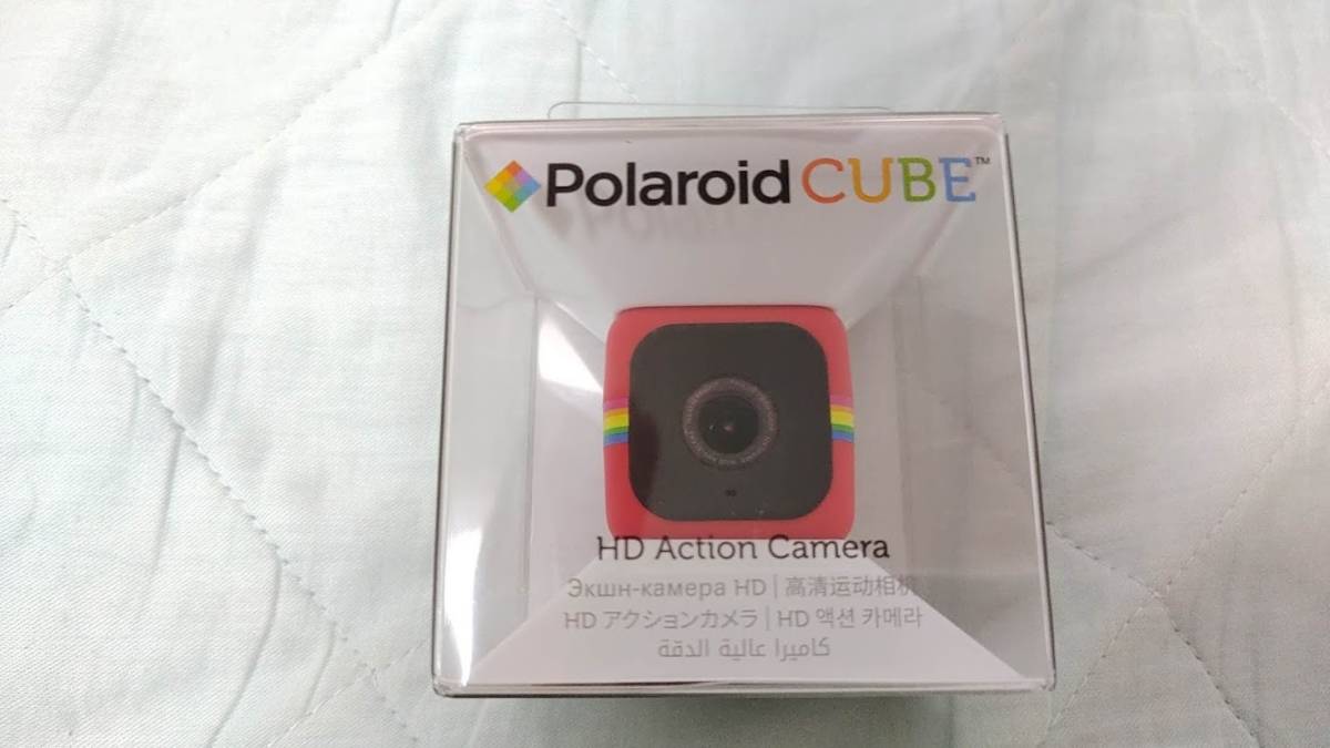 0129 Polaroid ポラロイド POLC3 キューブ HD デジタルビデオアクションカメラレッドの画像2