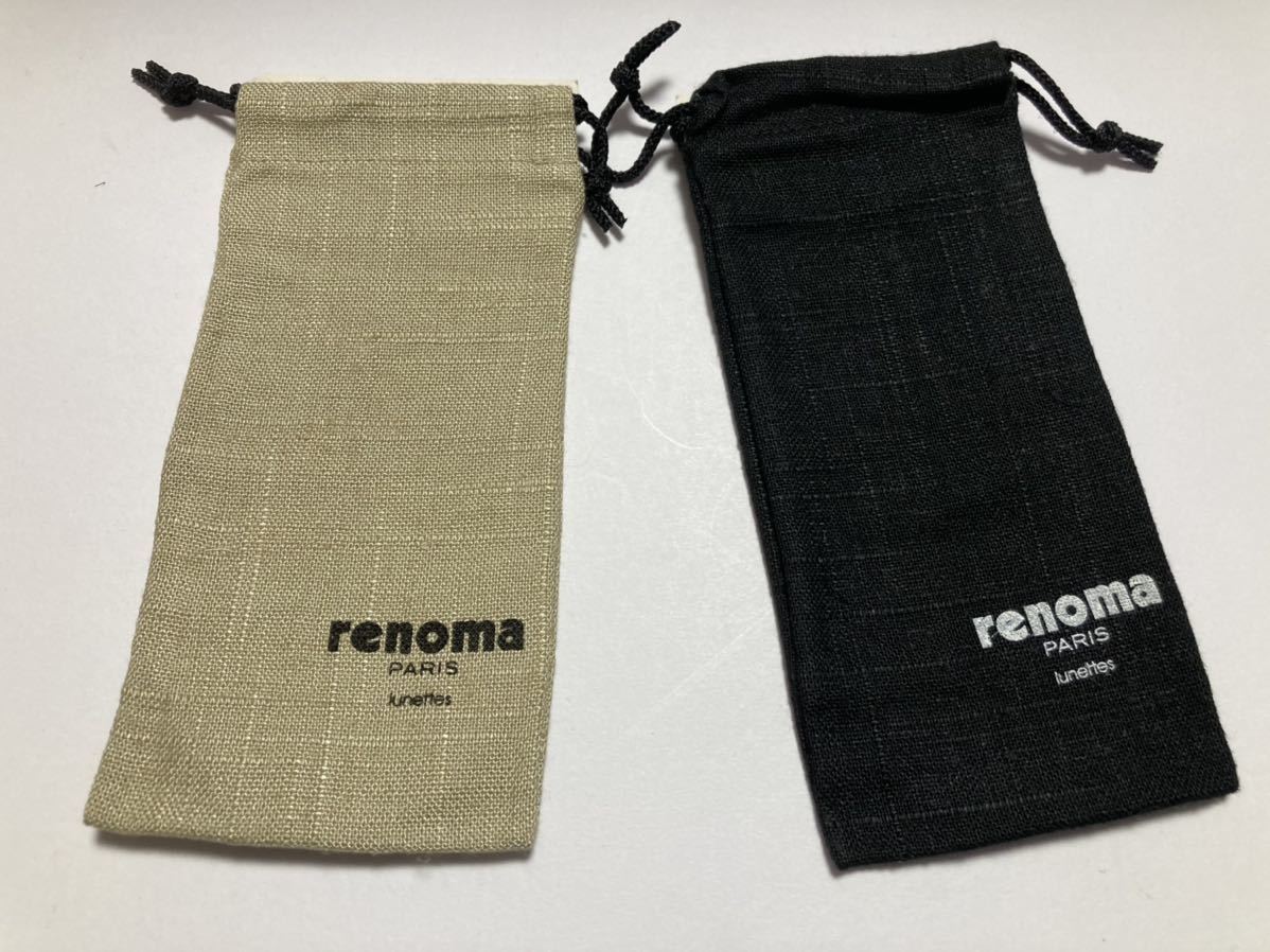  rare * renoma PARIS glasses sunglasses soft cloth case pouch multi case / Renoma Vintage 