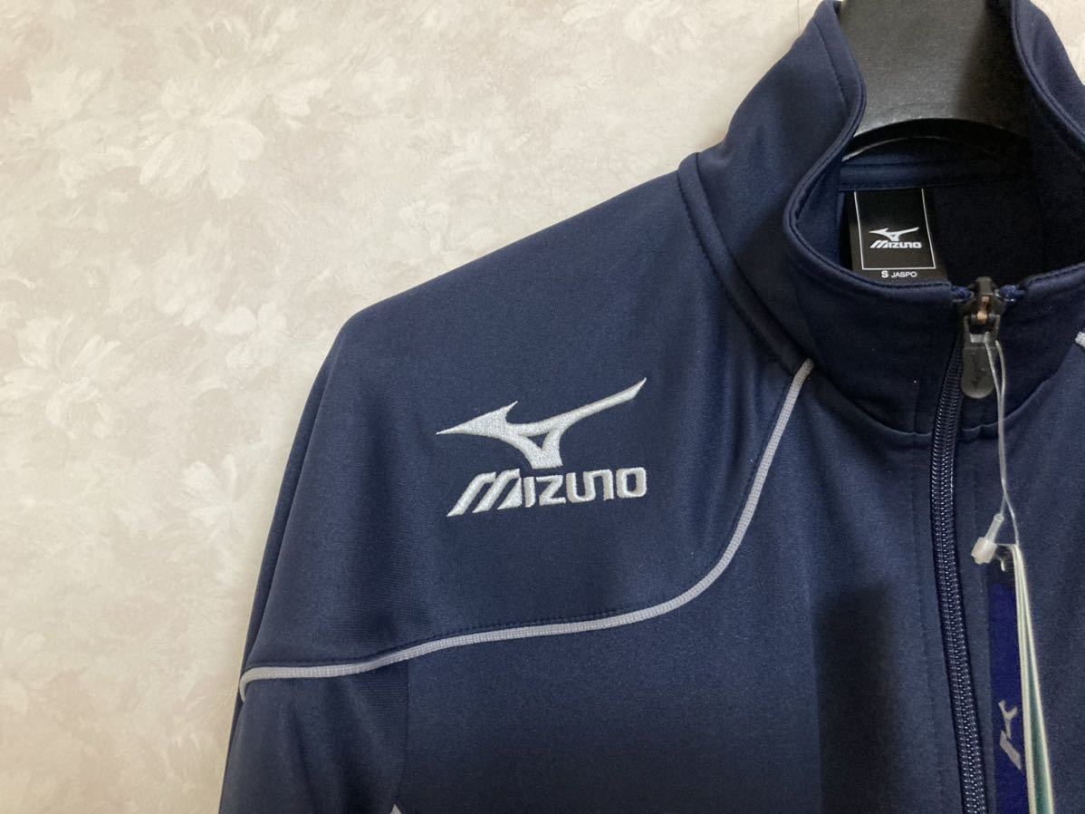  новый товар * MIZUNO Mizuno * тренировка одежда . пот скорость . джерси сверху tops темно-синий * size S бадминтон теннис бейсбол 