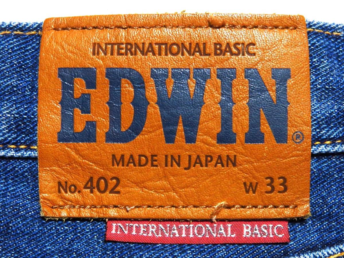  сделано в Японии EDWIN Edwin Denim брюки NO.402 W33(W полный размер примерно 86cm) ( номер лота 822)
