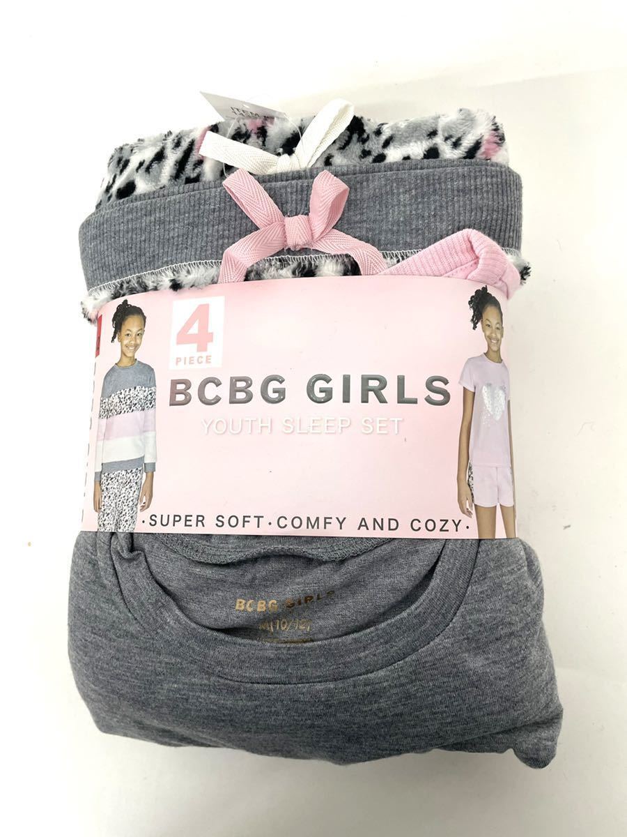  новый товар #BCBG GIRLS девочка пижама 4 позиций комплект .... теплый .! L 14/16 леопардовый рисунок розовый 