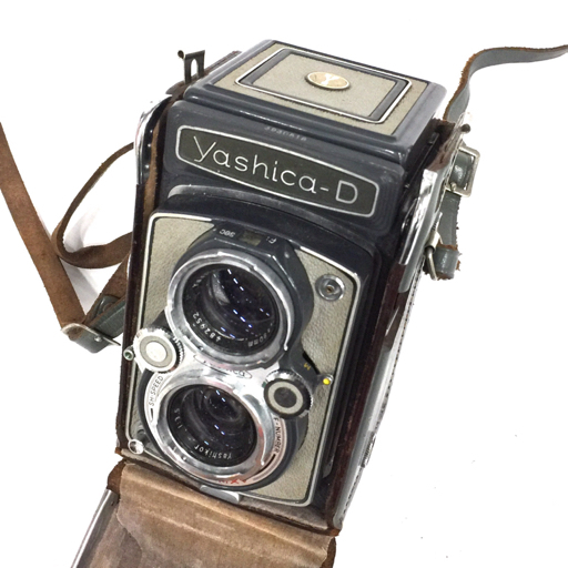 1円 YASHICA-D Yashikor 1:3.5 80mm 二眼レフフィルムカメラ 元箱付き