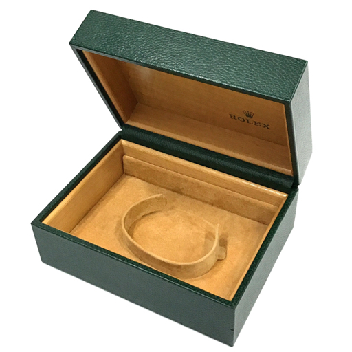 ファッションなデザイン ROLEX ロレックス BOX 時計空箱 グリーン箱 