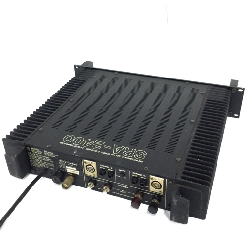 Roland SRA-2400 パワーアンプ ステレオ オーディオ機器 通電確認済みの画像3