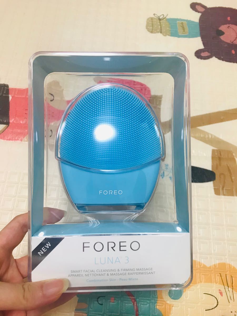 ☆送料無料☆ 当日発送可能 新品未使用品 FOREO LUNA 3 美顔器 水色