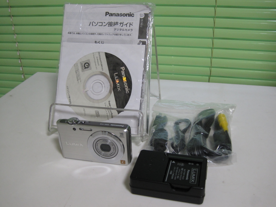 楽天 Panasonic JUNK 良品 中古 LUMIX 充電&撮影できましたが、一応