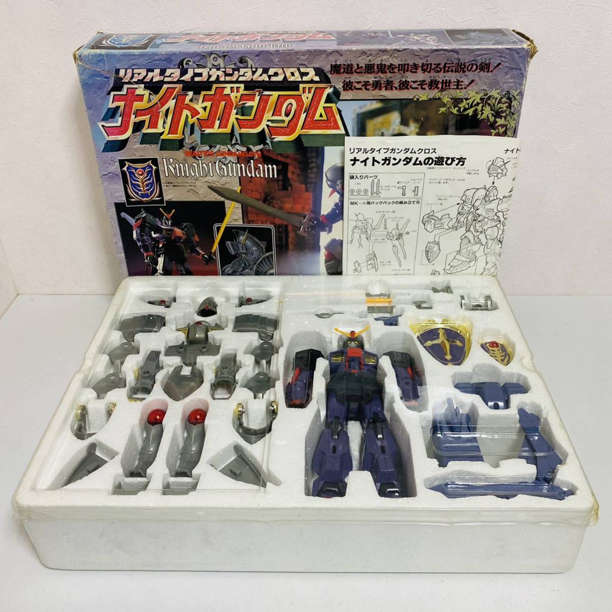 [ secondhand goods ]BANDAI Bandai realtor ip Gundam Cross Night Gundam figure 