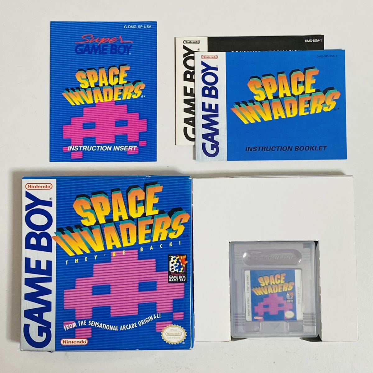 【中古品】Nintendo 任天堂 GAME BOY ゲームボーイ SPACE INVADERS スペースインベーダー 海外版 ソフト_画像2