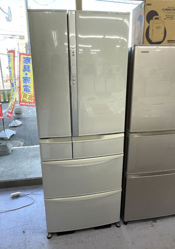 Panasonic 6ドア冷蔵庫 451L NR-FV45V3 2018年製 自動製氷 フレンチドア 大型 冷蔵庫 パナソニック 札幌市手稲区