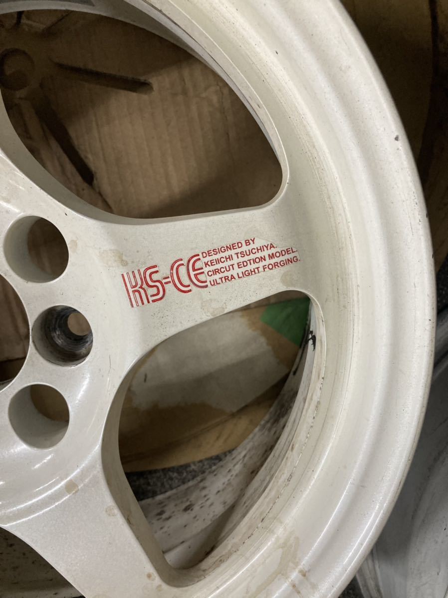 愛知 鍛造 土屋圭一 modex ks ce 15 6.5j 35 4穴 100 3本セットホイール アルミ フィット ホンダ_画像2