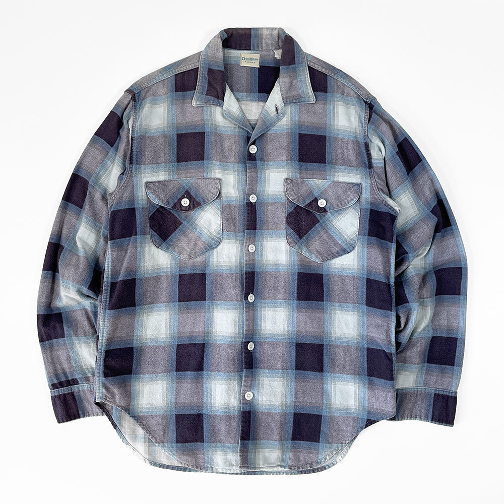 格安販売の 好配色 L シャツ プリントネル KOSH ビンテージ◎OSH 60s