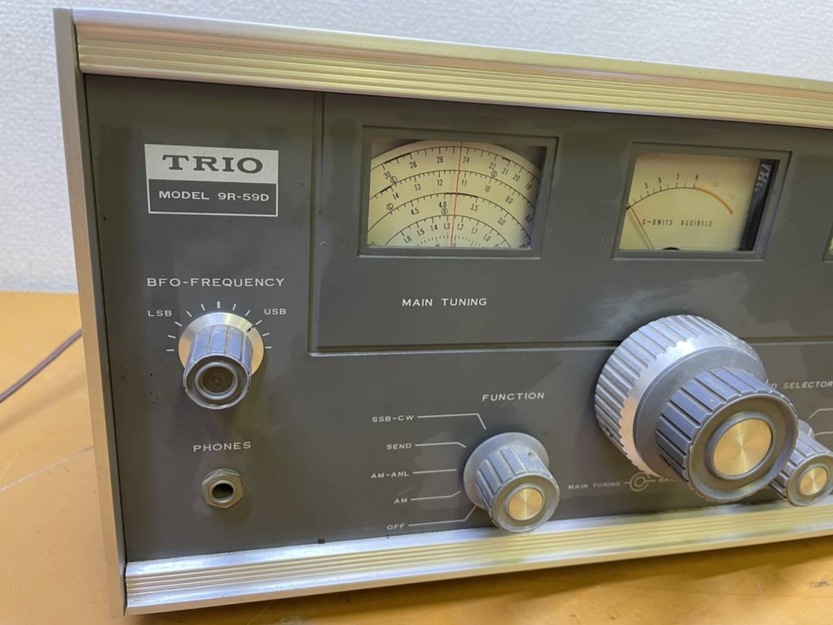 TRIO トリオ/9R-59D/真空管式受信機/ジャンク(受信機)｜売買された 