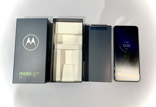 ▼【美品/ABランク】Motorola/モトローラ moto g52j 5G 国内版SIMフリー XT2219-1 本体のみ 箱、説明書付き S84177809921_画像9