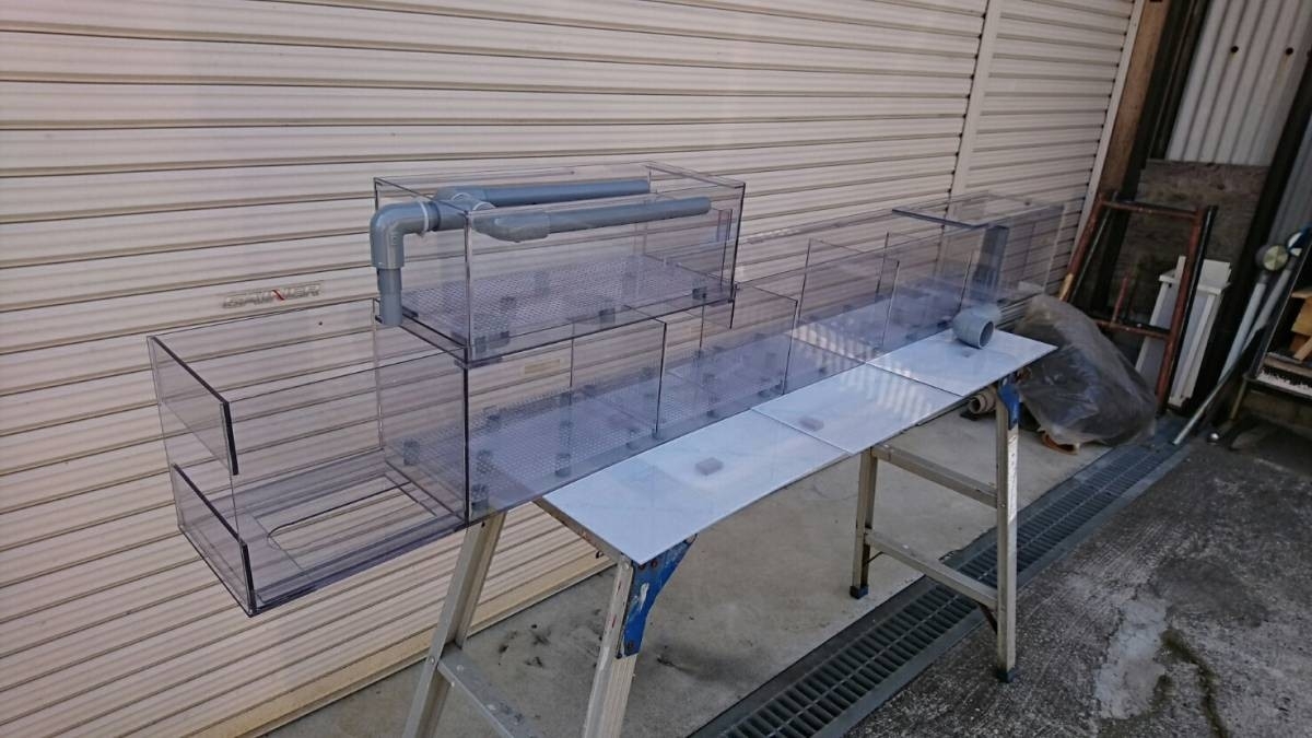 180用5層式 上部フィルター アクリル水槽用 レイシーポンプ対応品