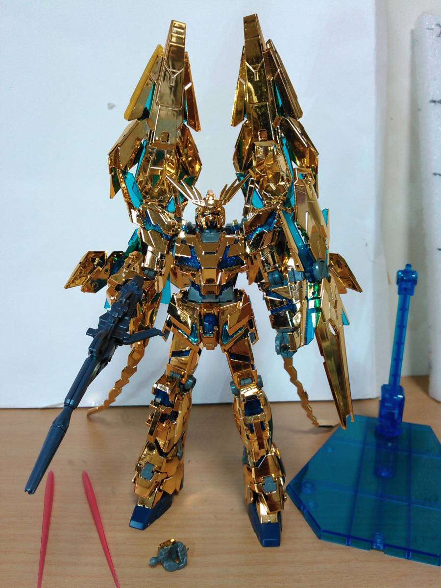 HGUC 1/144 ユニコーン ガンダム 3号機 フェネクス ゴールドコーティング 完成品 ナラティブver NT ガンプラ ジャンク HG プレバン 限定_プレバン限定HGUCフェネクスNTver完成品