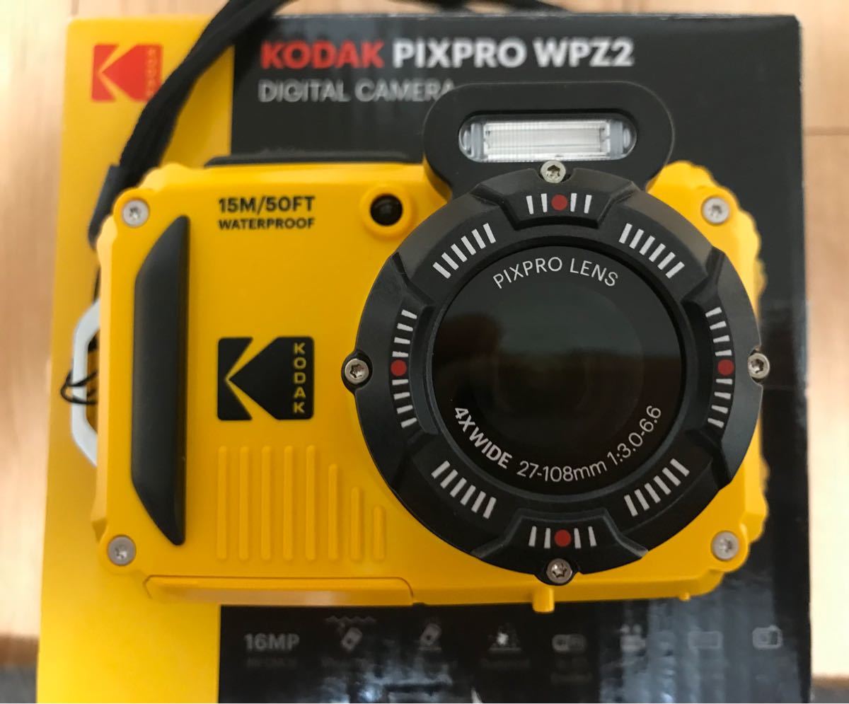 Kodak PIXPRO デジタルカメラ イエロー WPZ2
