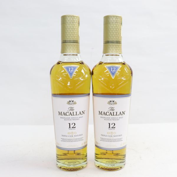ヤフオク! - 【2本セット】The MACALLAN(マッカラン)12年...