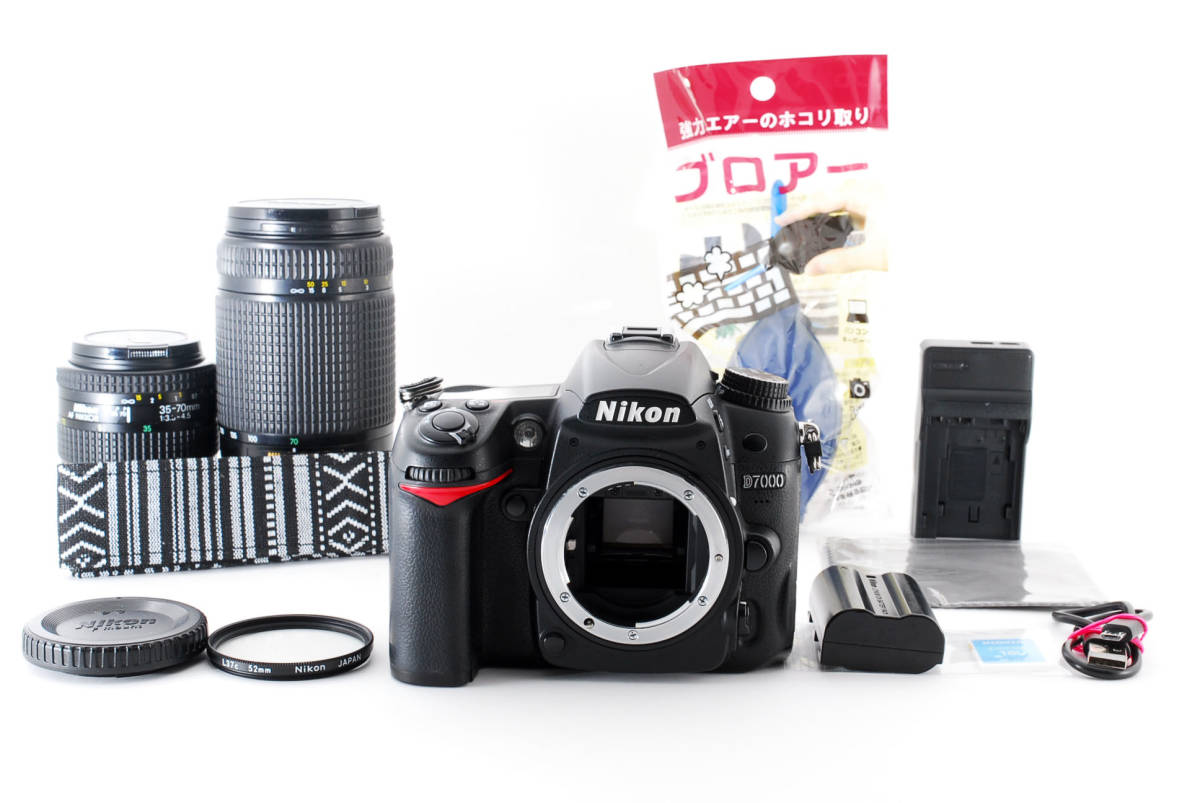 限定特価】 ❤ダブルレンズセット❤スマホ転送❤Nikon D7000❤届いて