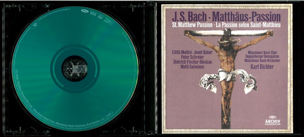 【SACD】 カール・リヒター：バッハ／マタイ受難曲 BWV244（1979年録音）