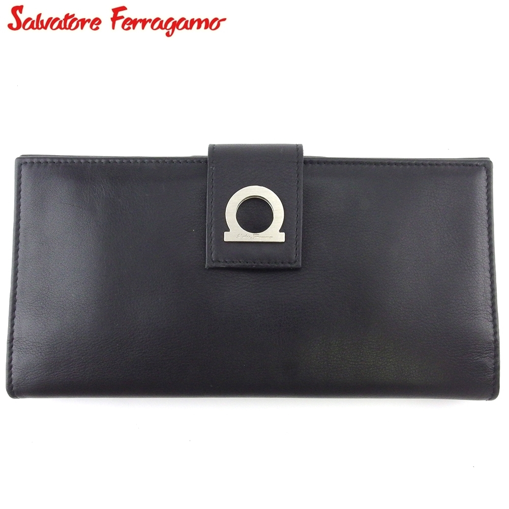 65%OFF【送料無料】 財布 ファスナー付き 長財布 フェラガモ サルヴァトーレ メンズ 中古 シルバー ブラック ガンチーニ その他 65%OFF【送料無料】 財布 ファスナー付き 長財布 フェラガモ サルヴァトーレ メンズ 中古 シルバー ブラック ガンチーニ その他