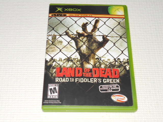 xbox*LAND OF THE DEAD ROAD TO FIDDLER\'S GREEN overseas edition * box attaching * instructions attaching * soft attaching 