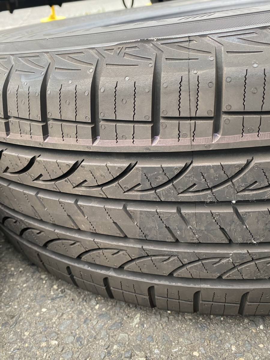 白 フリル付 納車前外し 22年製 ヨコハマ 235/55R19 10分山 RAV4 新車