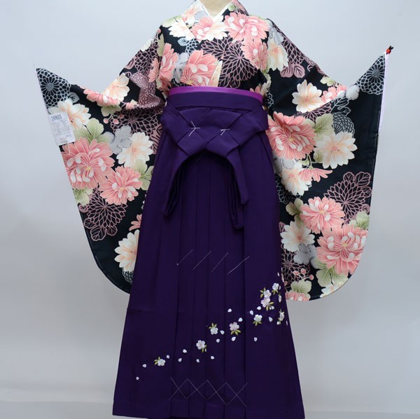 新品本物購入 二尺袖 着物 袴フルセット 袴色・ 袴サイズ選択できます 