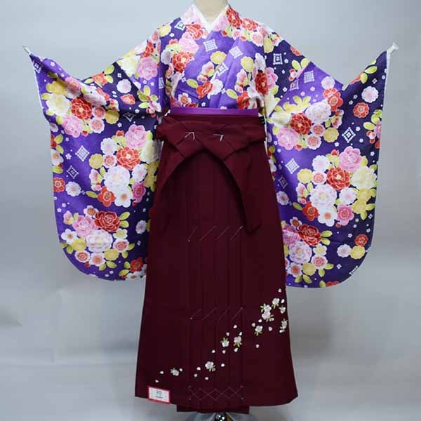 二尺袖 着物 袴フルセット ジュニア用へ直し 135cm~150cm 小 二尺袖 着物 袴フルセット ジュニア用へ直し 135cm~150cm 小