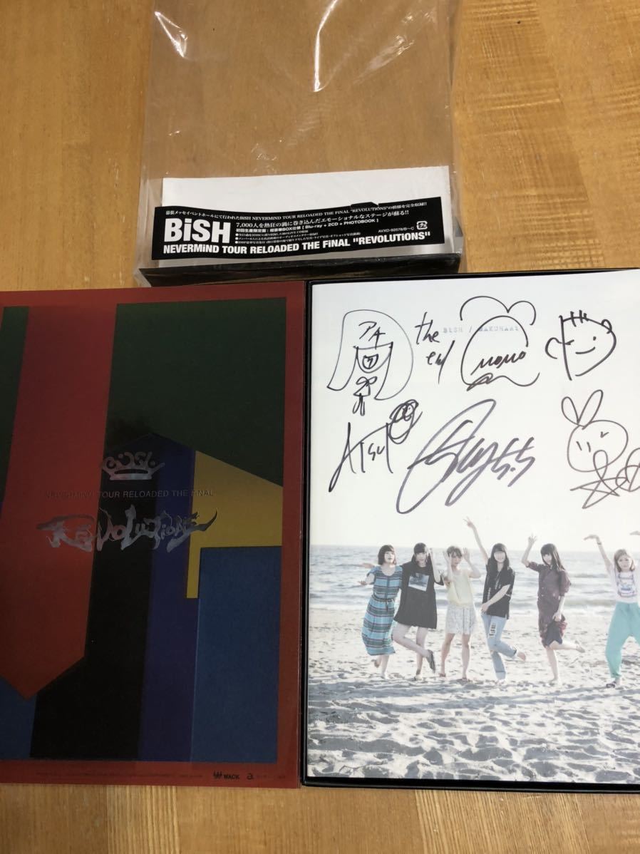 総合1位受賞 BiSH REVOLUTiONS 初回生産限定盤DVD ☆メンバーサイン